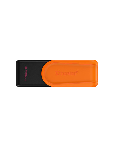Kingston Technology DataTraveler 256GB Portable USB 3.2 Gen 1 Exodia S (Black Orange)