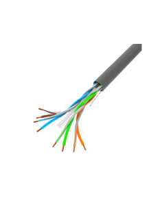 Lanberg LCU6-10CC-0100-S cable de red Gris 100 m U UTP (UTP) 2