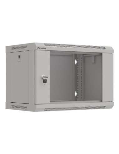 Lanberg WF03-5306-10S armario rack 6U Bastidor de pared Gris