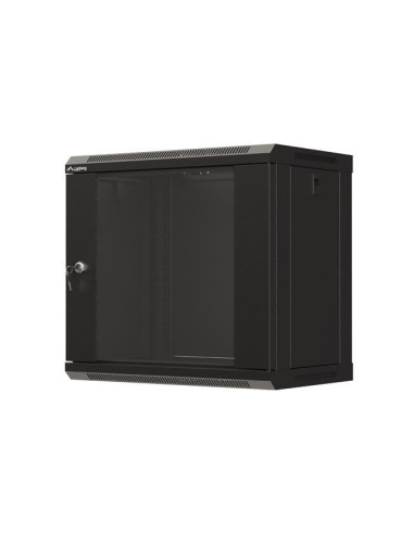 Lanberg WF03-5309-10B armario rack 9U Bastidor de pared Negro