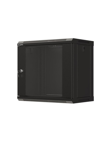 Lanberg WF03-5309-10B armario rack 9U Bastidor de pared Negro