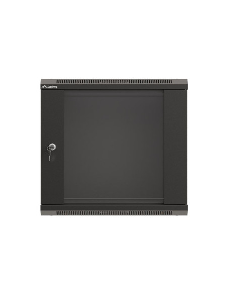 Lanberg WF03-5309-10B armario rack 9U Bastidor de pared Negro