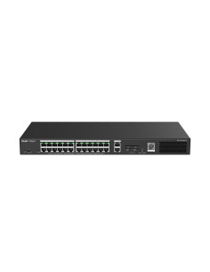 Ruijie Networks RG-ES228GS-P switch Gestionado Gigabit Ethernet (10 100 1000) Energía sobre Ethernet (PoE) Negro