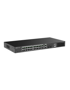 Ruijie Networks RG-ES228GS-P switch Gestionado Gigabit Ethernet (10 100 1000) Energía sobre Ethernet (PoE) Negro 2