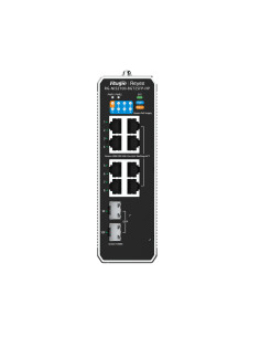 Ruijie Networks RG-NIS2100 Gestionado L2 Gigabit Ethernet (10 100 1000) Energía sobre Ethernet (PoE) Negro, Acero inoxidable 2