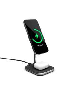Epico 9915101300200 cargador de dispositivo móvil Auriculares, Smartphone Negro, Gris CC Cargador inalámbrico Interior 2