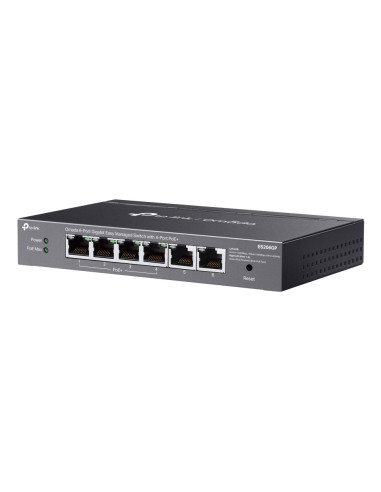 TP-Link Omada ES206GP switch Gestionado Gigabit Ethernet (10 100 1000) Energía sobre Ethernet (PoE) Negro