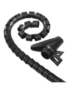 Hama 00220996 organizador de cables Universal Cubrecables Negro 1 pieza(s)