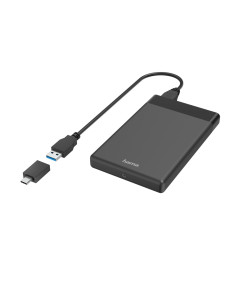 Hama 00200760 caja para disco duro externo Carcasa de disco duro SSD Negro 2.5"