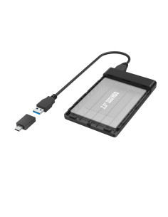 Hama 00200760 caja para disco duro externo Carcasa de disco duro SSD Negro 2.5" 2