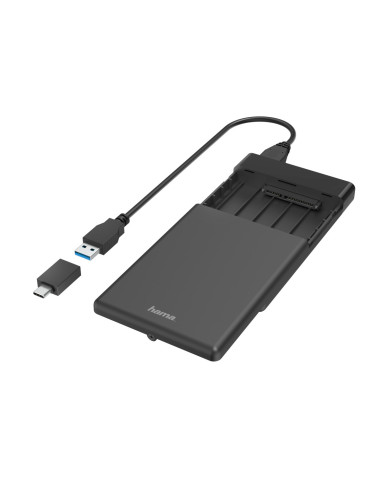 Hama 00200760 caja para disco duro externo Carcasa de disco duro SSD Negro 2.5"