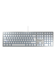 CHERRY KC 6000 SLIM FOR MAC teclado Oficina USB QWERTZ Alemán Plata