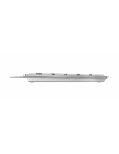 CHERRY KC 6000 SLIM FOR MAC teclado Oficina USB QWERTZ Alemán Plata