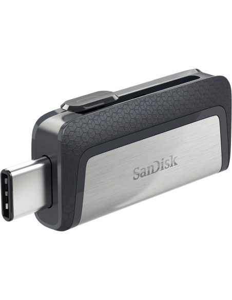 SanDisk Ultra Dual Drive USB Type-C unidad flash USB 128 GB USB Type-A   USB Type-C 3.2 Gen 1 (3.1 Gen 1) Negro, Plata