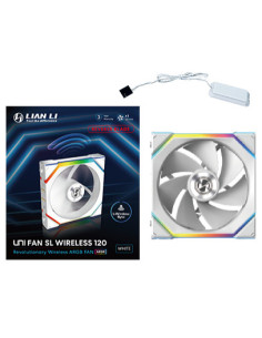 Lian Li UNI FAN SL Wireless 120 Reverse Blade Carcasa del ordenador Ventilador 12 cm Blanco 1 pieza(s)