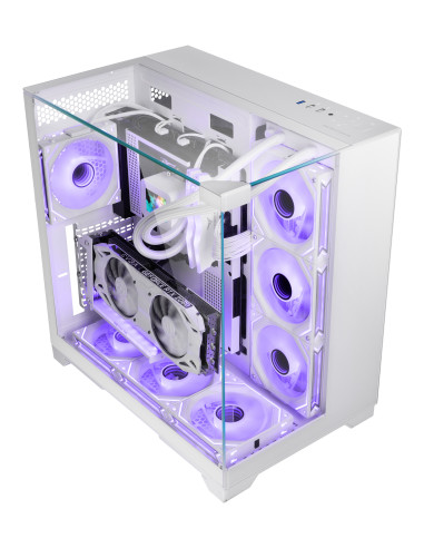 Mars Gaming MCVISIONW carcasa de ordenador Midi Tower Blanco