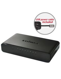 Edimax ES-3308P V2 switch Gestionado Fast Ethernet (10/100) Negro 2