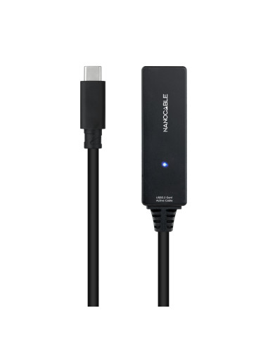 Nanocable 10.01.1311 cable USB USB 3.2 Gen 1 (3.1 Gen 1) 5 m USB C Negro