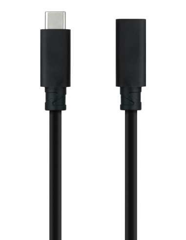 Nanocable 10.01.4501-L150 cable USB USB 3.2 Gen 2x2 1,5 m USB C Negro