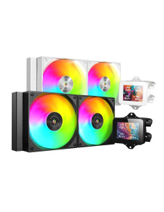 Mars Gaming MLVISION240W sistema de refrigeración para ordenador Procesador Sistema de refrigeración líquida todo en uno 12 cm 2