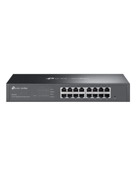 TP-Link Omada ES216G switch Gestionado L2 Gigabit Ethernet (10 100 1000) Negro