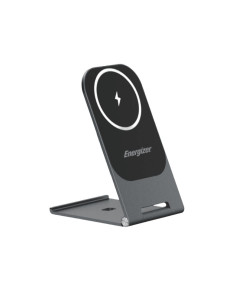 Energizer WCP102 cargador de dispositivo móvil Smartphone Aluminio, Negro Cargador inalámbrico Auto