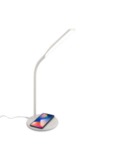 Celly WLLIGHT10WWH cargador de dispositivo móvil Smartphone Blanco USB Cargador inalámbrico Interior