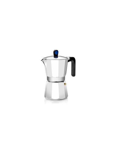 CAFETERA MONIX INDUCTION EXPRESS - 9 TAZAS - ALUMINIO CON RECUBRIMIENTO ANTIADHERENTE - MANGO ERGONÍ“MICO - EXTERIOR ALUMINIO - 