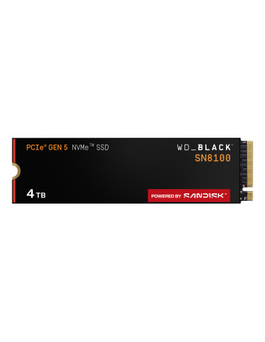 SanDisk Black WD_BLACK SN8100 NVMe 4 TB M.2 PCI Express 5.0 TLC 3D NAND