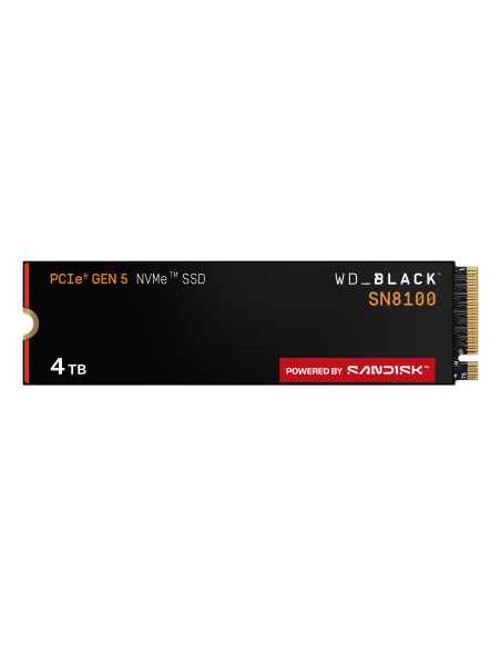 SanDisk Black WD_BLACK SN8100 NVMe 4 TB M.2 PCI Express 5.0 TLC 3D NAND