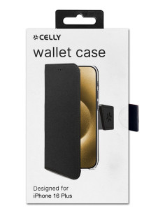 Celly WALLY1080 funda para teléfono móvil 17 cm (6.7") Funda cartera Negro 2