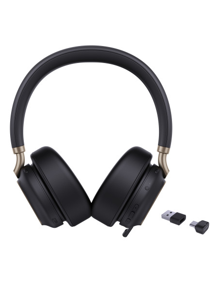 Yealink BH76 Plus Teams USB-C A Auriculares Inalámbrico Diadema Llamadas Música USB Type-C   USB Type-A Bluetooth Negro