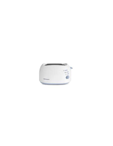 TOSTADOR DE PAN ORBEGOZO 750W 2 RANURAS SUPERIORES CALIENTA PANECILLOS FUNCIÍ“N DESCONGELADOR AUTOAPAGADO BLANCO TOS TO-3010