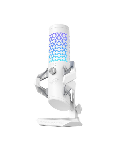 ASUS ROG Carnyx Blanco Micrófono de superficie para mesa