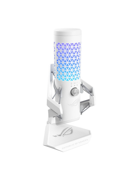 ASUS ROG Carnyx Blanco Micrófono de superficie para mesa