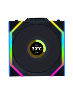 Lian Li UNI FAN SL Wireless LCD 120 Reverse Blade Carcasa del ordenador Ventilador 12 cm Negro 1 pieza(s) 2