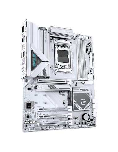 GIGABYTE B850 EAGLE WIFI7 ICE Placa base - Procesadores AMD Ryzen serie 9000, VRM digital de 8+2+2 fases, hasta 8200 MHz DDR5