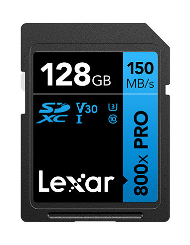 Lexar High-Performance 800xPRO 128 GB SDXC UHS-I Clase 10