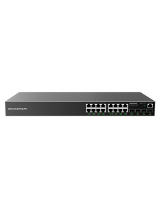 Grandstream Networks GWN7802P switch Gestionado L2+ Gigabit Ethernet (10 100 1000) Energía sobre Ethernet (PoE) 2U Negro