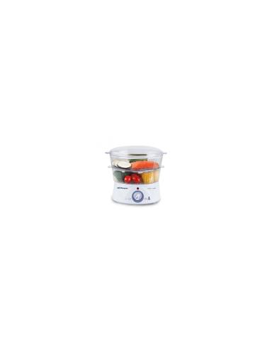 COCINA AL VAPOR ORBEGOZO CO 4000 CAPACIDAD 5L 2 RECIPIENTES + RECIPIENTE ESPECIAL ARROZ TEMPORIZADOR 60 MINUTOS 16049 O