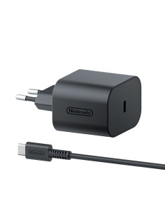 Nintendo 10015096 cargador de dispositivo móvil Consola de juegos portátil Negro Corriente alterna Interior