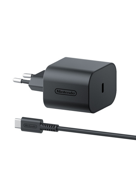 Nintendo 10015096 cargador de dispositivo móvil Consola de juegos portátil Negro Corriente alterna Interior