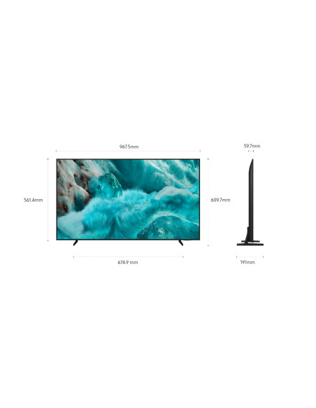 Samsung TQ43Q7FAAU 109,2 cm (43") 4K Ultra HD Smart TV Wifi Negro