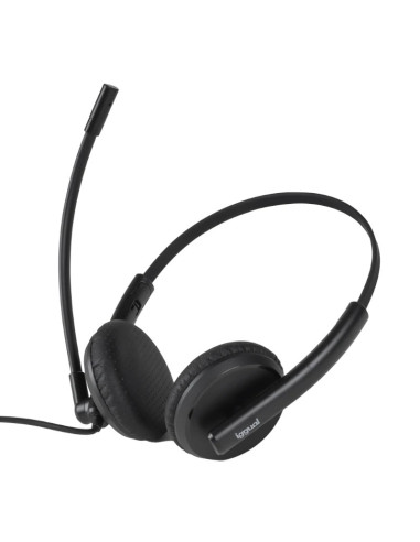 iggual ENC 3030 Auriculares Alámbrico Diadema Oficina Centro de llamadas Negro