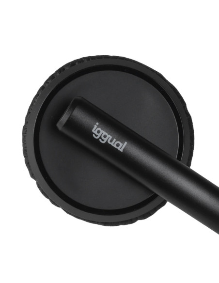iggual ENC 3030 Auriculares Alámbrico Diadema Oficina Centro de llamadas Negro