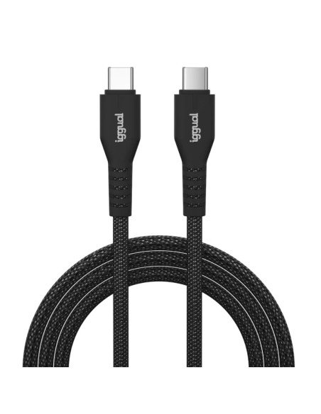 iggual Cable USB-C a tipo C 60W 3A 100 cm trenzado