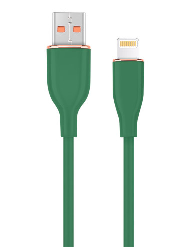 Gembird CC-USB2S-AM8PM-1.5M-G cable de conector Lightning 1,5 m Verde