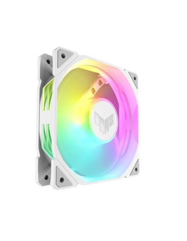 ASUS TUF GAMING TR120 ARGB REVERSE 1-pack White Carcasa del ordenador Refrigerador de aire 12 cm Blanco