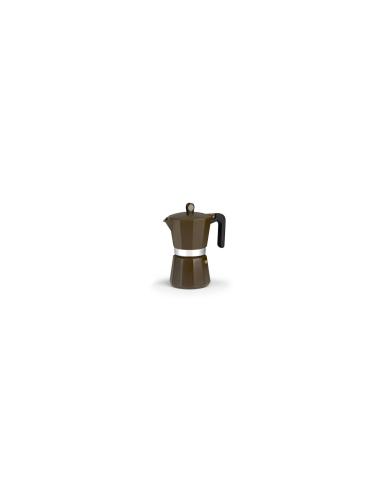 CAFETERA MONIX INDUCTION CREAM CAPACIDAD 12 TAZAS ALUMINIO M671012