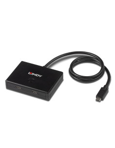 Lindy 43329 hub de interfaz USB 3.2 Gen 1 (3.1 Gen 1) Type-C 5000 Mbit s Negro